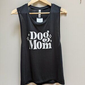 NEW Premium Bella Canvas DOG MOM Tank Sleeveless Top Furbaby Puppy Proud Mom NWT